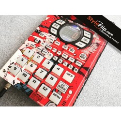 Roland SP 404 SX EMX Custom Skin StyleFlip Decal Artsy Style