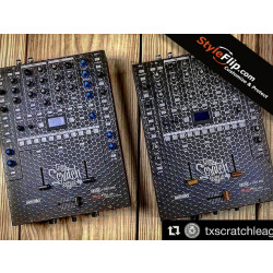 Scratch league Rane Sixty Two Custom Metal Background Skin