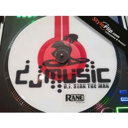 Serato Rane DJ StyleFlip Vinyl Record Custom Decal
