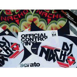 Serato Record Vinyl DJ Nacho Custom Skin Styleflip