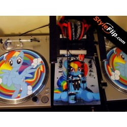 Slipmat Custom Styleflip My Little Pony Rainbowdash Design