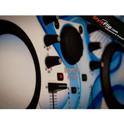 Stanton-SCS-4DJ Styleflip Custom Skin Blue White Decal 05