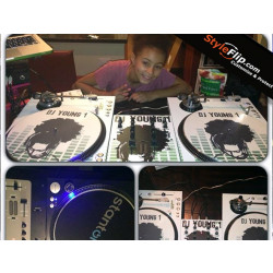 Stanton STR8.150 & M.207 Custom Skin Decal DJ Young