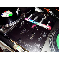 Vestax PMC 05 Custom Styleflip Skin Black Decal Orator