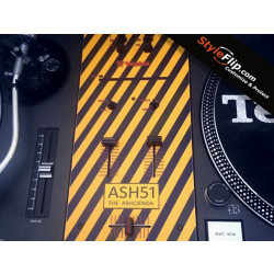 Vestax PMC 06 Pro Custom Styleflip Skin Black And Yellow