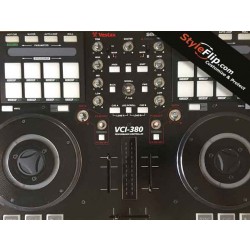 Vestax VCI-380 Styleflip Clean Black Custom DJ Skin