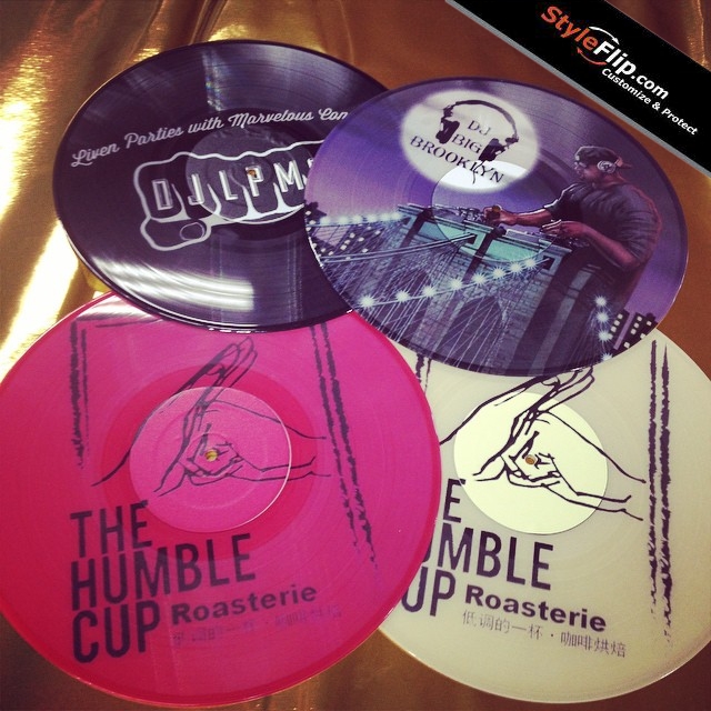 Custom Serato 12" Clear Control Vinyl Record Customizable Picture Disc