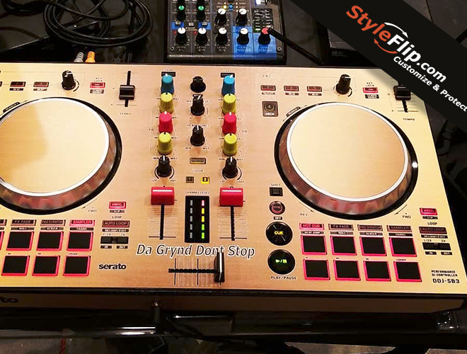 Pioneer DDJ-SB3 custom skins, created online by StyleFlip.com