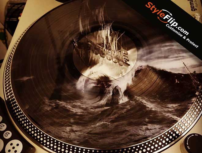 Custom Serato 12" Clear Control Vinyl Record Customizable Picture Disc