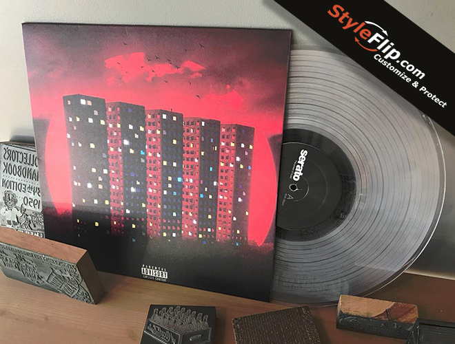 Custom Serato 12" Clear Control Vinyl Record Customizable Picture Disc
