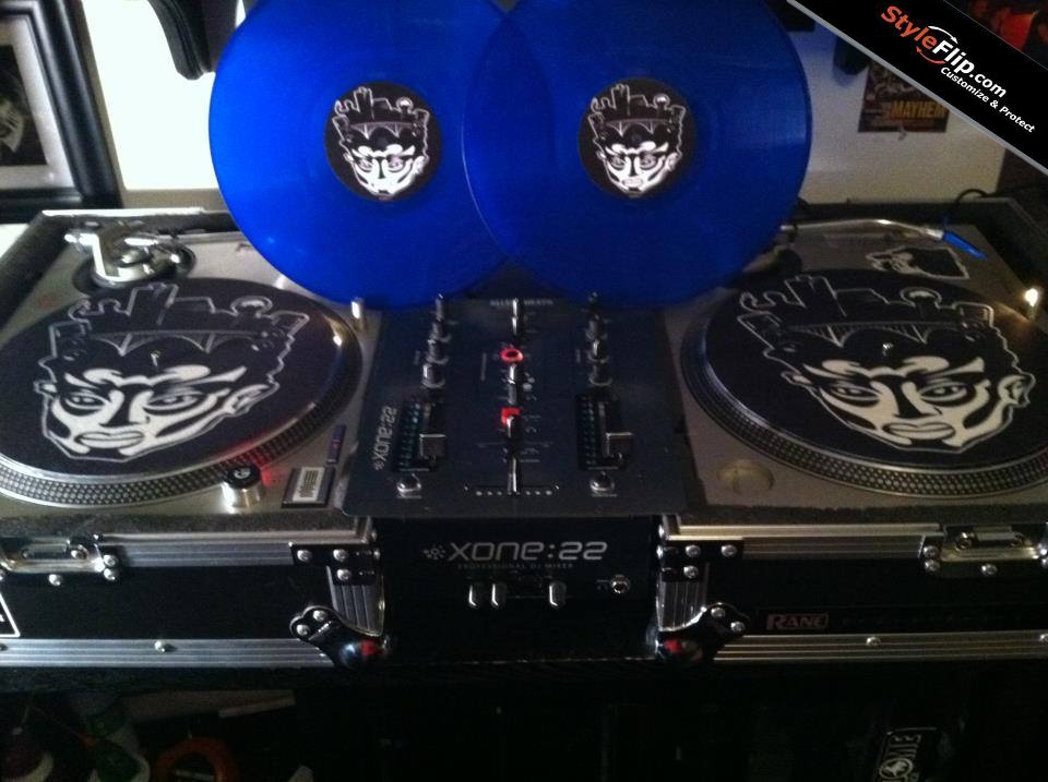 Custom Serato 12" Clear Control Vinyl Record Customizable Picture Disc